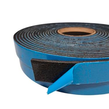 Imagem de Fita Adesiva Cola Vedação Janela Porta 30 X 5 Mm - 10 Metros Borrachas Londrina