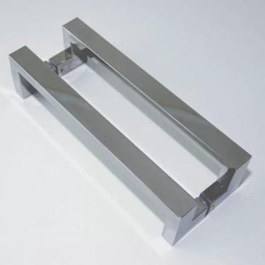 Imagem de Puxador para Porta Duplo em Inox Tokyo 40cm Geris