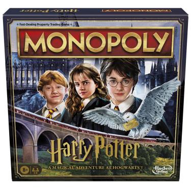 Imagem de Jogo de Tabuleiro Monopoly Harry Potter Edição, Tema de Hogwarts + 8 anos
