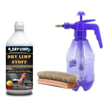 Imagem de Produto Lavagem A Seco De Sofá Faz 10l + Escova + Borrifador - Dry Lim