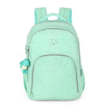 Imagem de Mochila De Costas Up4you Crinkle Chaveiro Dino Turquesa - Luxcel