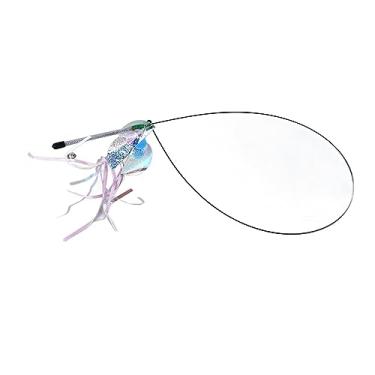 Imagem de Mbeysaq Varinha flexível para gatos com isca intercambiável para entretenimento de gatinhos (Ladybug)