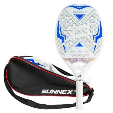 Imagem de Sunnex - Raquete Beach Tennis Carbono 3K Pro Sunnex Raptor Azul