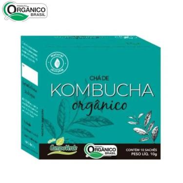 Imagem de Chá kOMBUCHA 10 sachês orgânico Natural Campo Verde
