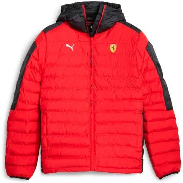 Imagem de Jaqueta Scuderia Ferrari Race T7 Vermelha e Preta Puma-Masculino