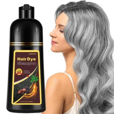 Imagem de Shampoo de coloração de cabelo Onilyua Natural Silver Grey 500mL 3 em 