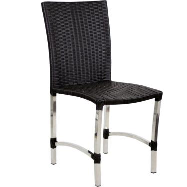 Imagem de Cadeira em Alumínio Cannes para Mesa de Jantar Cozinha Área Trama