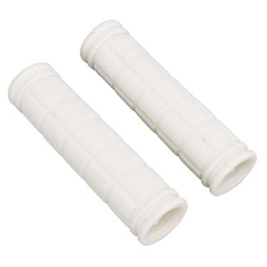 Imagem de Manças de Mão Sem Deslizamento Em Borracha para Bicicleta Urbana na Montanha, Bicicleta Ergonômica Confortável para Substituição, 2 Ciclistas Ciclistas (Branco)