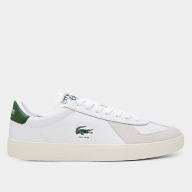 Imagem de Tênis Lacoste Baseshot Pro Masculino, Branco, 38