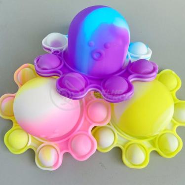 Imagem de Chaveiro Polvo Reversível Pop It Anti Stress Apertar Tiktok