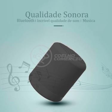 Imagem de Mini Caixa De Som Wireless Speaker Potente Bluetooth Preto