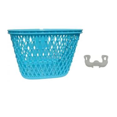 Imagem de Cestinha Cesta para Bicicleta Aro 20 Nathor, Azul claro