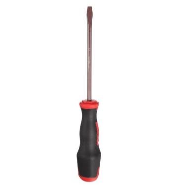 Imagem de HARFINGTON SL6 Chave de fenda de cabeça chata chaves de fenda magnéticas de 24,5 cm, 12 cm, liga de aço S2 tratado termicamente com alça ergonômica para conserto DIY, vermelho marrom