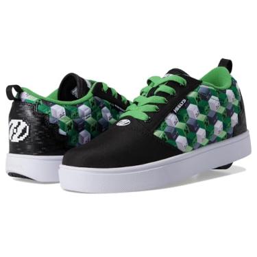 Imagem de HEELYS Sapato masculino de salto com rodas, Preto/verde/branco., 44