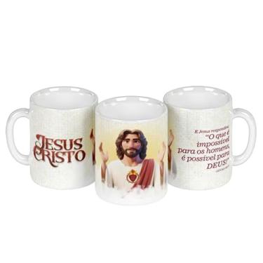 Imagem de Caneca branca católica santinhos (17379)