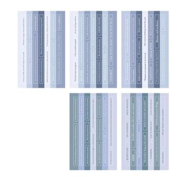 Imagem de AYNEFY Phrease de Frases de Estética Vintage Adesivos, Design Atraente e Duradouro, Exclusivo, Criatividade Sem Fim para o Diário, Experiência Imersiva Com Textos e Padrões Vintage (O feliz príncipe)