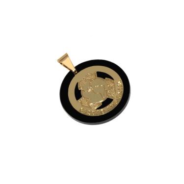 Imagem de Pingente Curso Gestão Ambiental Profissão Folheado 18k