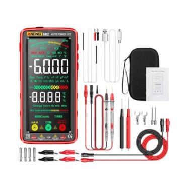 Imagem de Multímetro Digital Recarregável ANENG Pro, 6000 Contagens, Testador De