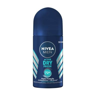 Imagem de Desodorante Nivea Antitranspirante Roll On Men Dry Fresh 50ml
