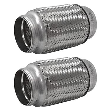 Imagem de RP Remarkable Power , Rk7516-2,5" X 6" Tubo De Escape Flexível Aço Inoxidável Para Serviço Pesado, Pacote Com 2