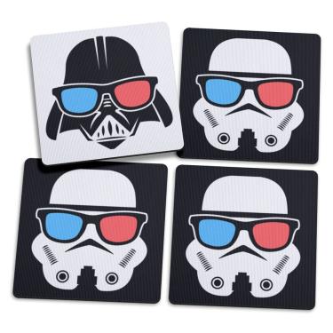 Imagem de Jogo De Porta Copos Geek Side - 4 Peças