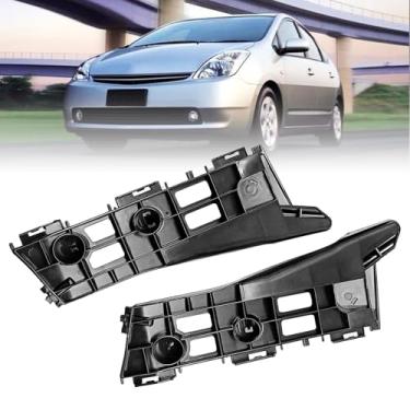 Imagem de SYudwen Suporte de para-choque dianteiro compatível com Toyota 2010 2011 2012 2013 2014 2015 Prius Suporte de para-choque dianteiro esquerdo e direito substitui OEM # 5211647040 5211547041 1 par preto