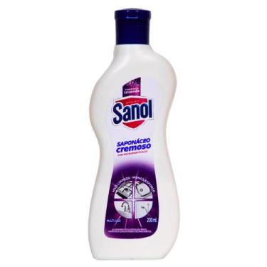 Imagem de Limpador multiuso cremoso lavanda saponacio 200ml sanol