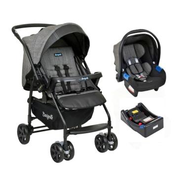Imagem de Travel System Rio K Mescla Bebê c/ Conforto e Base Burigotto
