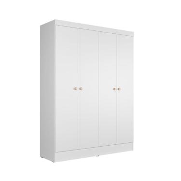 Imagem de Guarda-Roupa 4 Portas Renzo Casal 5 Nichos Quarto