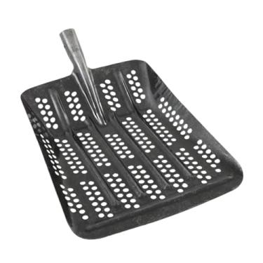 Imagem de Generic Peneira de solo com vazamento, peneira de aço profissional, filtro oco resistente ao desgaste, tela fácil de limpar, para jardinagem, Furo Redondo Grande