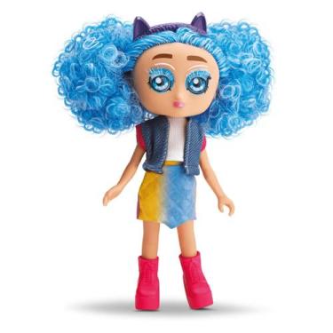 Imagem de Boneca Diver Surprise Fashion K-pop Azul c/acessorios - Divertoys
