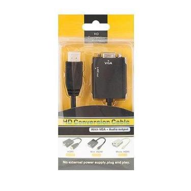 Imagem de Conversor Magnus HDMI M X VGA F C/ Audio P2