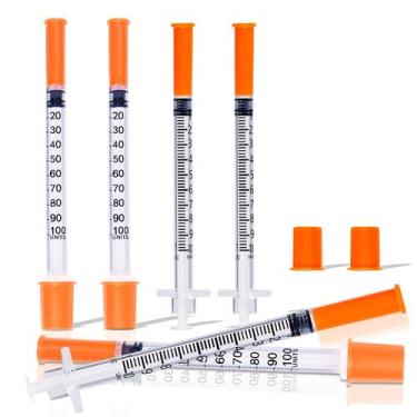 Imagem de Seringa Seelight 1mL 31G 0,25 mm U-100 0,5 cm Pacote com 25