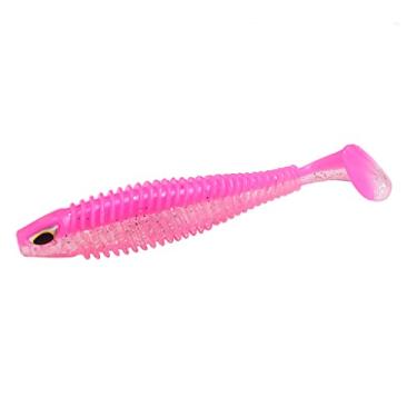 Imagem de Isca macia de pesca Shad Frog Foot Jig Wobblers Isca de silicone artificial 8 cm 11 cm olhos 3D para equipamento de pesca de robalo lúcio