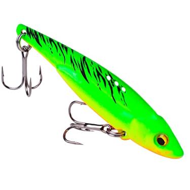 Imagem de Isca de pesca 5/7/12/17/20g 3D Eyes Metal Vib Blade Isca artificial de vibração para poleiro de robalo