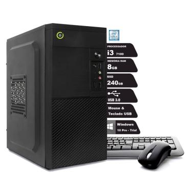 Imagem de Computador ON Corp i3 7 geração 8GB DDR4 240GB SSD Windows 10 Pro