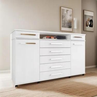 Imagem de Comoda demobile london 7 gavetas branco