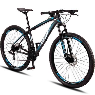 Imagem de Bicicleta Aro 29 Alumínio Gott 24v Freio a Disco XL-R8 - Preto/Azul - 19