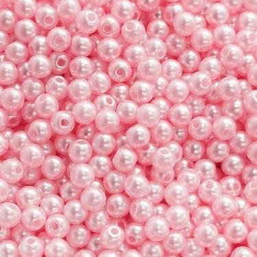 Imagem de PÉROLA DE ABS LISA Nº 05 20G PEROLA 5MM - LADEIRA BIJUTERIAS, ROSA CAN