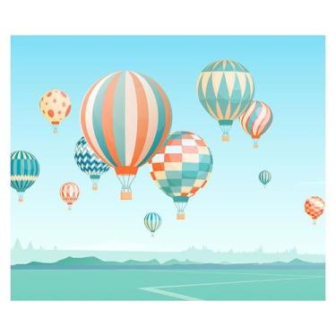 Imagem de Papel de Parede Adesivo Infantil Balão Bebe Quarto Menino - 536pcm - A