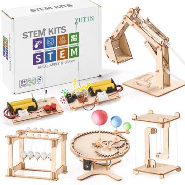 Imagem de Kits científicos STEM Yutin para crianças de 8 a 12 anos com 5 experim