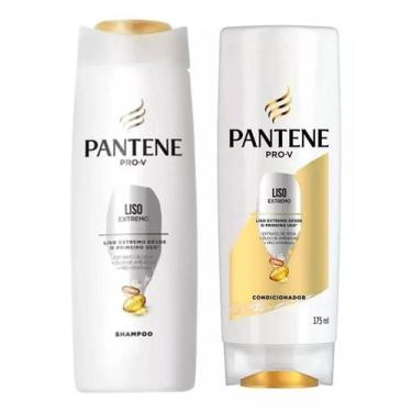 Imagem de Kit c/ 3 Kit Shampoo + Condicionador Pantene Liso Extremo