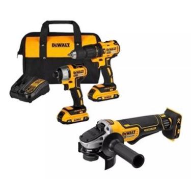 Imagem de Combo kit dcd7781+dcf787 1 20v+softbag dck276d2 + dcg413 dewalt