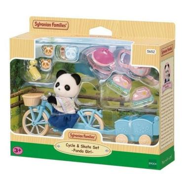 Imagem de Sylvanian Families Conj Menina Panda Bicicleta E Patim 5652 - EPOCH