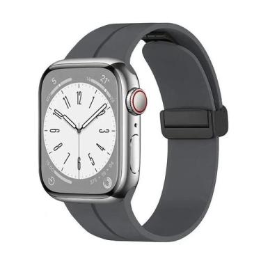 Imagem de Pulseira Magnética De Silicone De 49mm 45mm Para Apple Watch Ultra Sér
