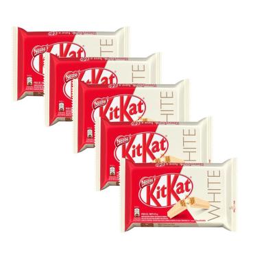 Imagem de Kit 5 Chocolate Nestlé Kit Kat White 41,5g