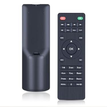 Imagem de WDZP Novos projetores de substituição para controle remoto RCA RPJ136 RPJ119 RPJ140 RPJ107 RPJ107 RPJ104 mini projetor LED portátil