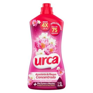 Imagem de Amaciante Concentrado Urca Floral 1,5l - Rende 75 Lavagens