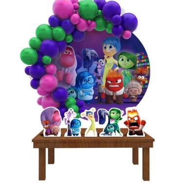 Imagem de Kit Festa Painel Redondo Divertidamente  - IMPAKTO VISUAL