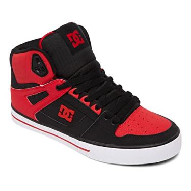 Imagem de DC Tênis masculino Pure High Top Wc Skate Shoes Casual, Vermelho/branco/preto, 14